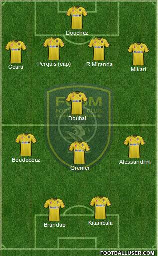 FC Sochaux-Montbéliard Formation 2012