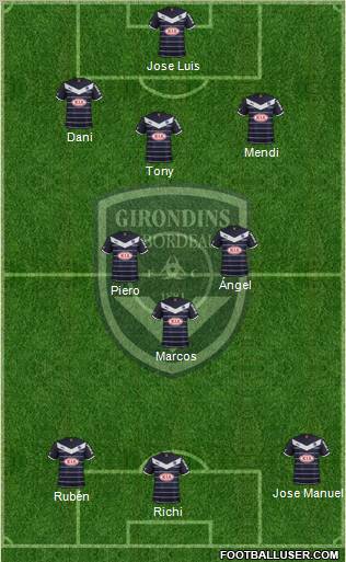 FC Girondins de Bordeaux Formation 2012