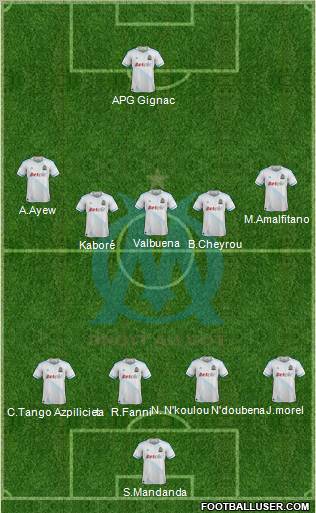Olympique de Marseille Formation 2012