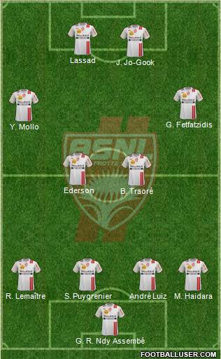 A.S. Nancy Lorraine Formation 2012