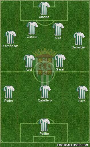 Córdoba C.F., S.A.D. Formation 2012