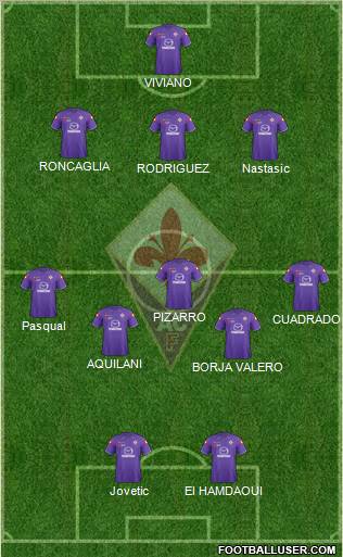 Fiorentina Formation 2012