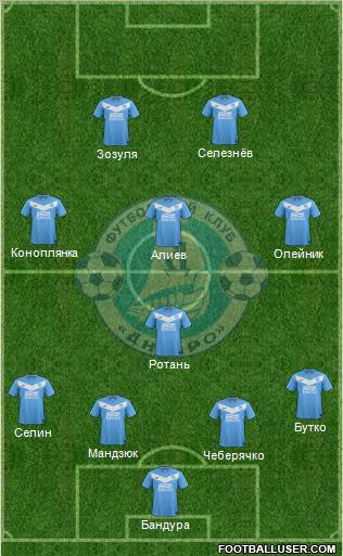 Dnipro Dnipropetrovsk Formation 2012