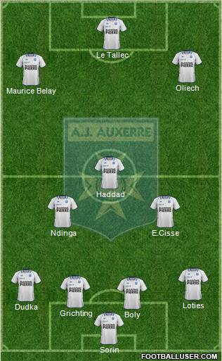 A.J. Auxerre Formation 2012