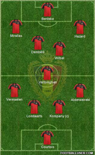 Belgium Formation 2012