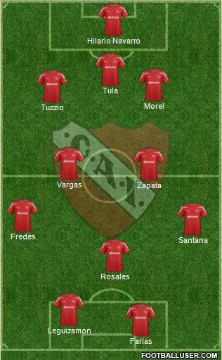 Independiente Formation 2012