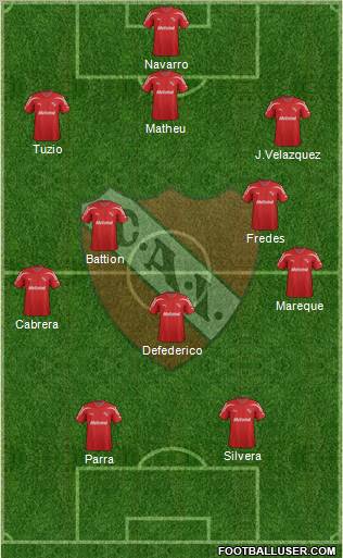 Independiente Formation 2012