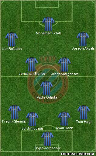 Club Brugge KV Formation 2012
