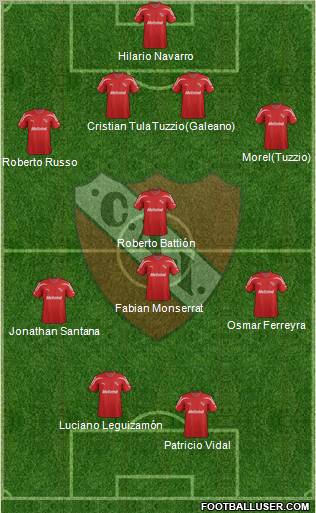 Independiente Formation 2012