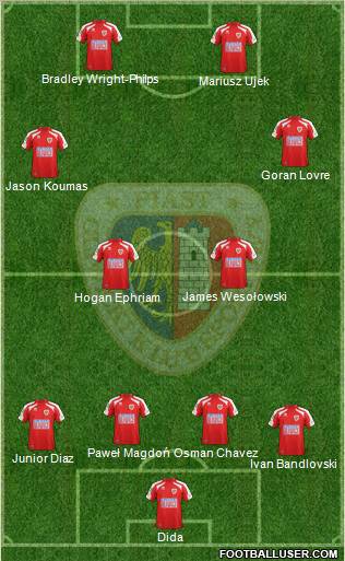Piast Gliwice Formation 2012