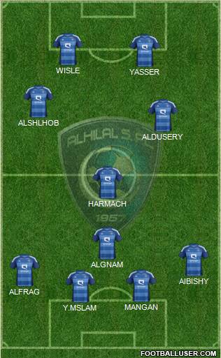 Al-Hilal (KSA) Formation 2012