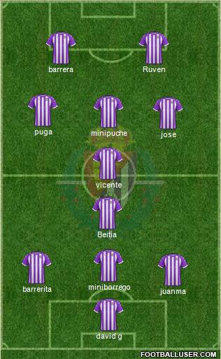 R. Valladolid C.F., S.A.D. Formation 2012