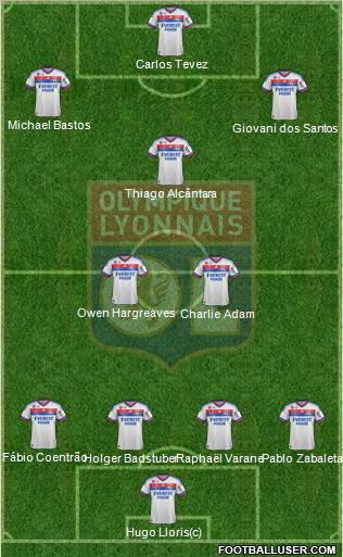 Olympique Lyonnais Formation 2012