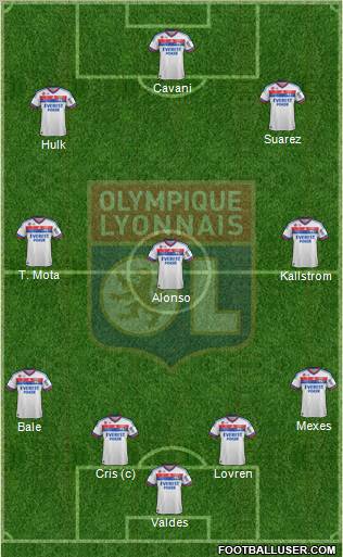 Olympique Lyonnais Formation 2012