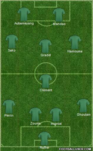 Pro Evolution Soccer Team Formation 2012