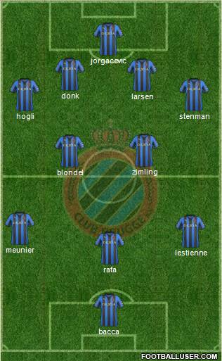 Club Brugge KV Formation 2012