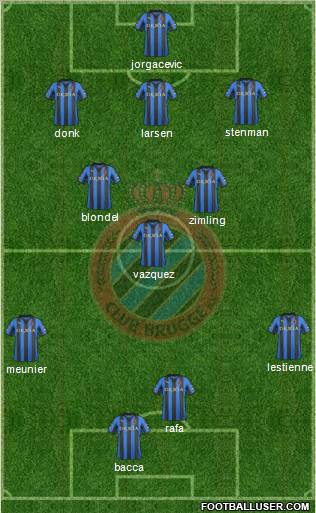 Club Brugge KV Formation 2012