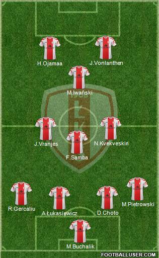 Lodzki Klub Sportowy Formation 2012