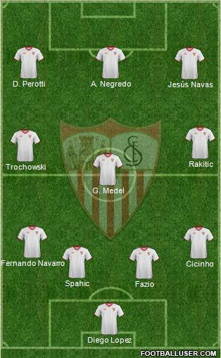 Sevilla F.C., S.A.D. Formation 2012