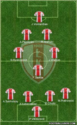 Lodzki Klub Sportowy Formation 2012