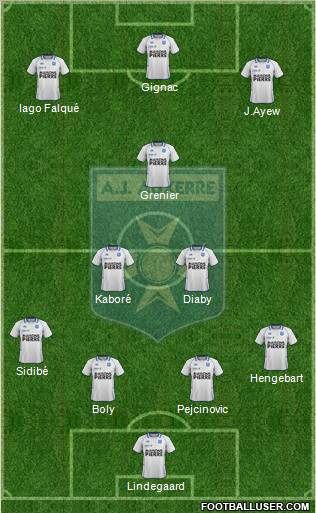 A.J. Auxerre Formation 2012