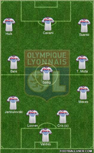 Olympique Lyonnais Formation 2012