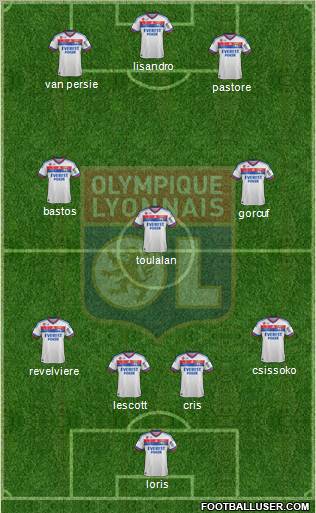 Olympique Lyonnais Formation 2012