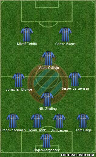 Club Brugge KV Formation 2012