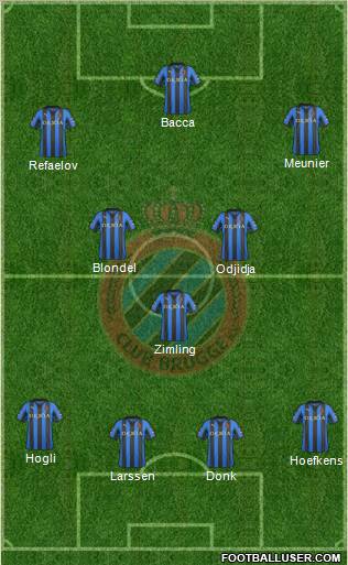 Club Brugge KV Formation 2012
