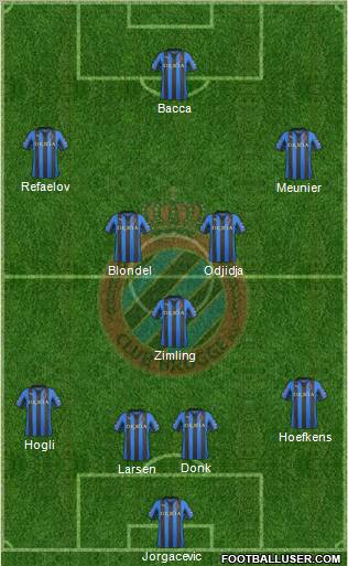 Club Brugge KV Formation 2012