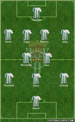 Córdoba C.F., S.A.D. Formation 2012