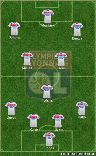Olympique Lyonnais Formation 2012