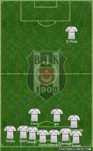 Besiktas JK Formation 2012
