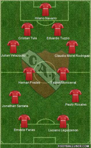 Independiente Formation 2012