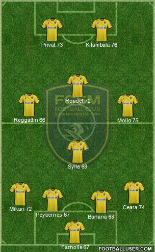 FC Sochaux-Montbéliard Formation 2012