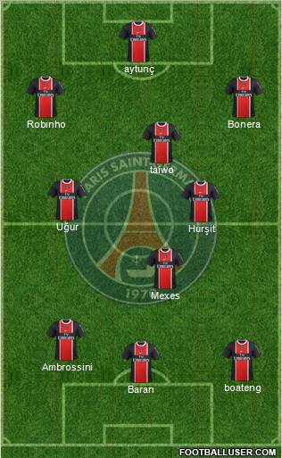 Paris Saint-Germain Formation 2012