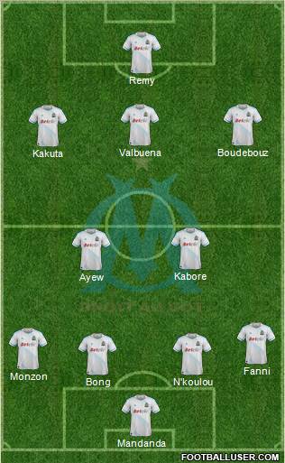 Olympique de Marseille Formation 2012