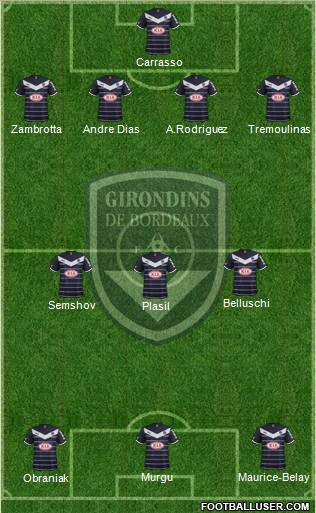 FC Girondins de Bordeaux Formation 2012
