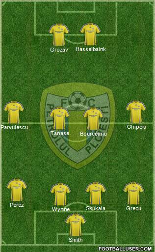 SC FC Petrolul Ploiesti Formation 2012
