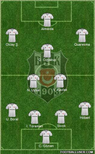 Besiktas JK Formation 2012