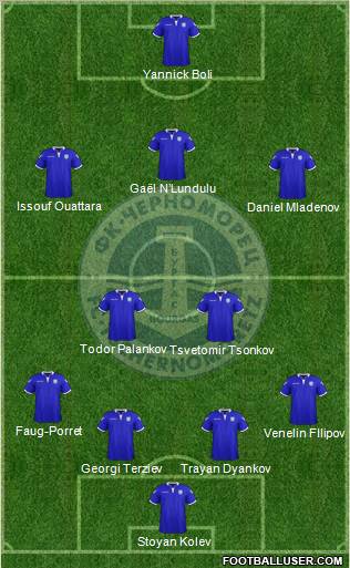 PSFC Chernomorets (Burgas) Formation 2012