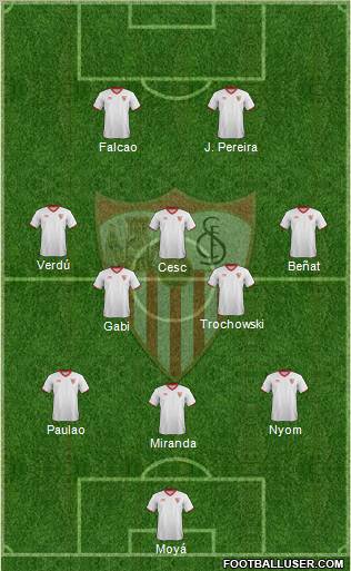 Sevilla F.C., S.A.D. Formation 2012