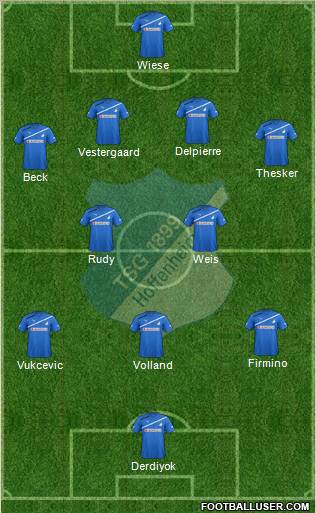 TSG 1899 Hoffenheim Formation 2012