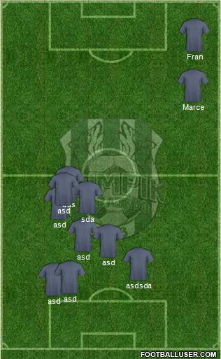 NK Olimpik Sarajevo Formation 2012