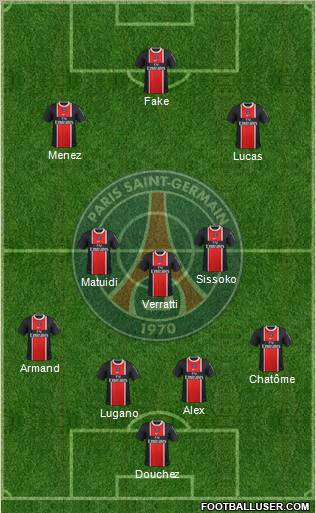Paris Saint-Germain Formation 2012