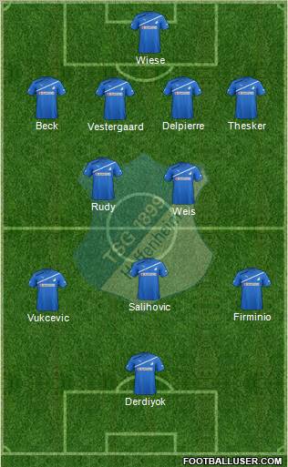 TSG 1899 Hoffenheim Formation 2012