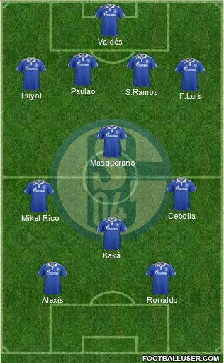 FC Schalke 04 Formation 2012