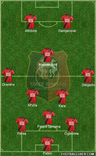 Stade Rennais Football Club Formation 2012