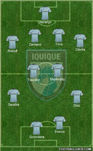 CD Municipal Iquique S.A.D.P. Formation 2012