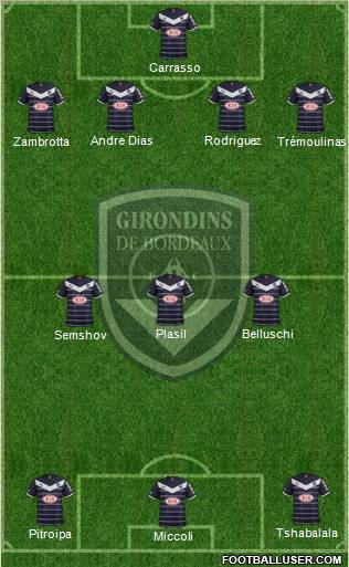 FC Girondins de Bordeaux Formation 2012